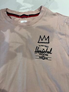 Herschel Pink Graphic Logo Tee